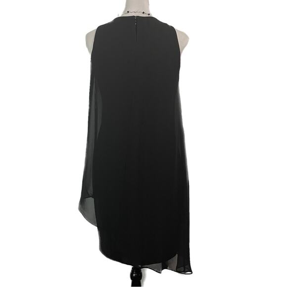 EUC - Vince Camuto Asymmetrical Chiffon Overlay Dress - Picture 3 of 8